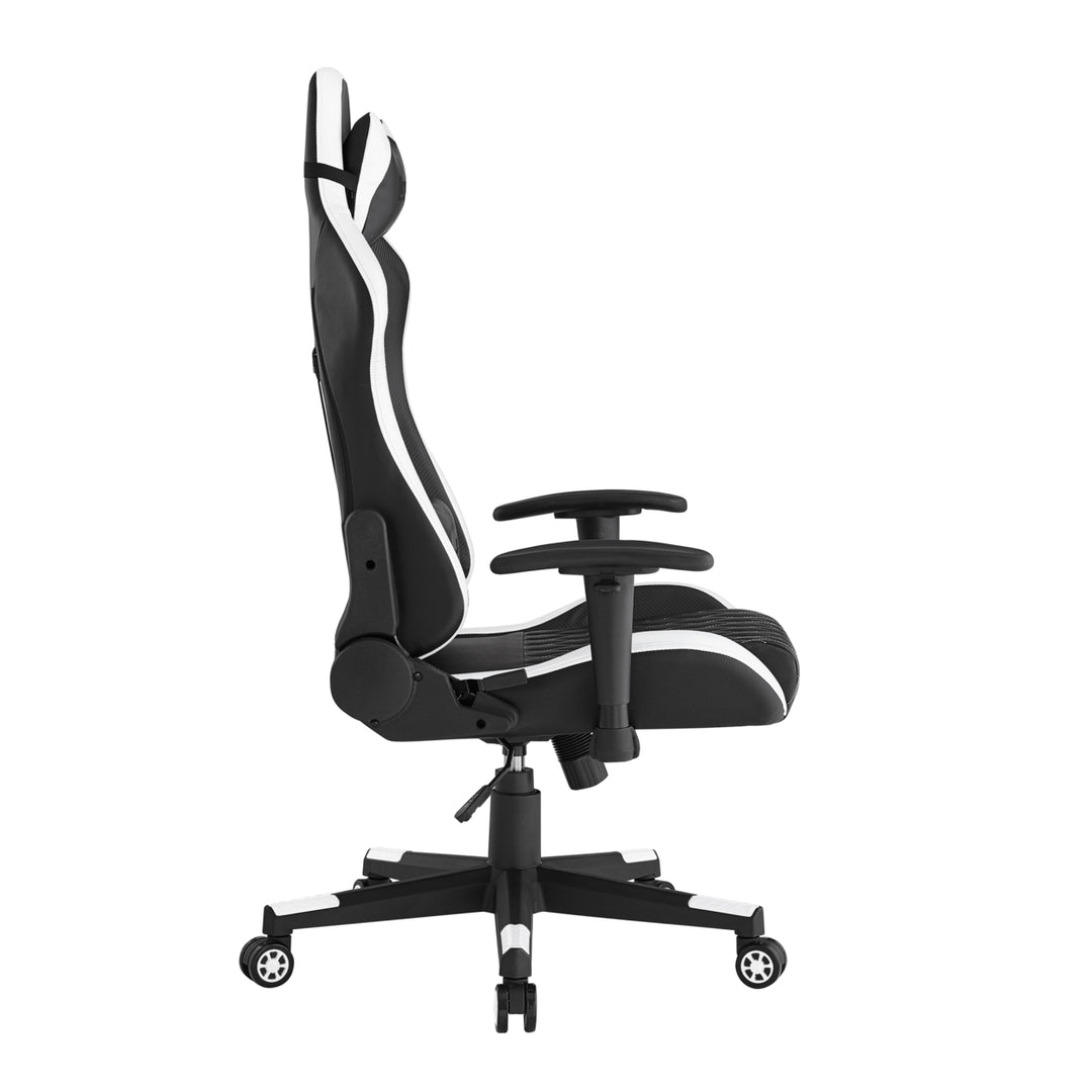 Maryn Game Chair-Swivel, Adjustable Back Angle, Seat Height and Armrest-Neck Support, 360 Degree Rotation-Lumbar Support Image 6