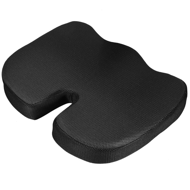 Orthopedic Memory Foam Seat Cushion Tailbone Support 17in Black Grey Pink Image 8