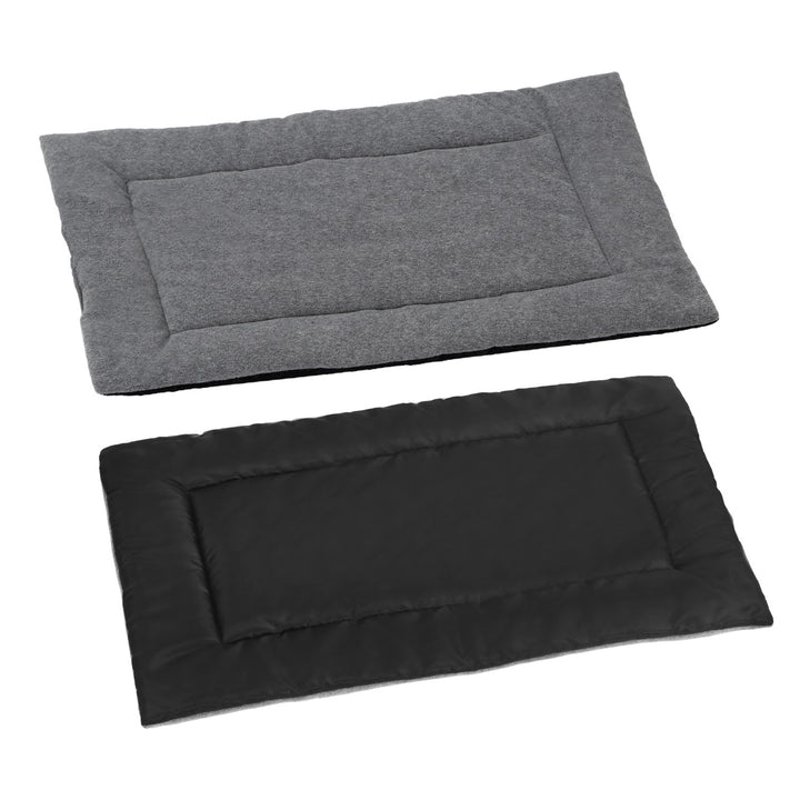 Comfortable Fleece Dog Bed Mat Reversible Water-Resistant Non-Skid Pad S/M/L Image 1