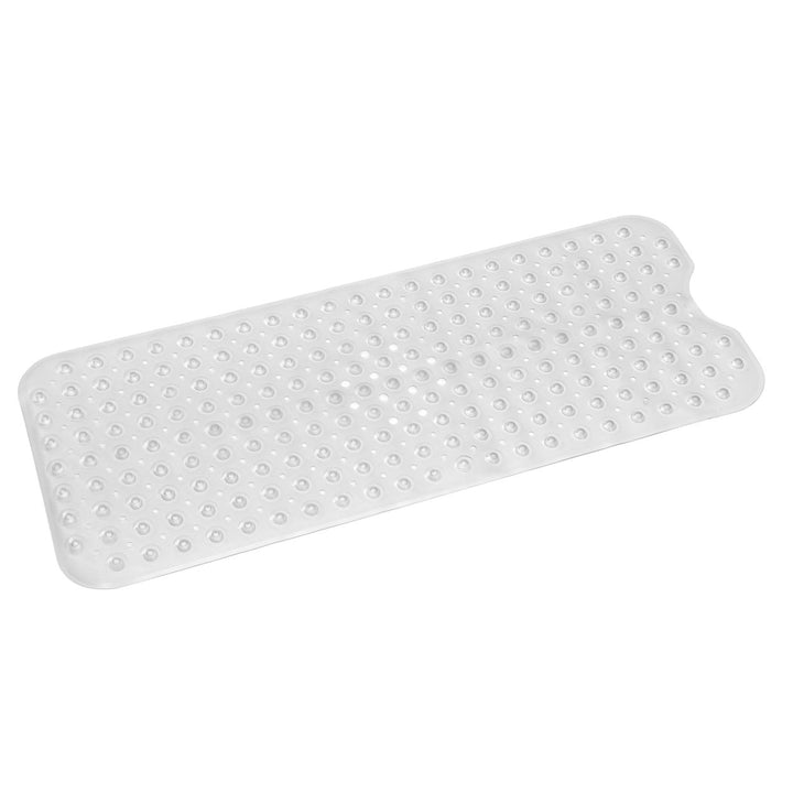 Non-Slip Bath Tub Mat PVC Washable Suction Cups 39x15 inches Available Colors Image 8