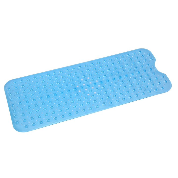 Non-Slip Bath Tub Mat PVC Washable Suction Cups 39x15 inches Available Colors Image 10