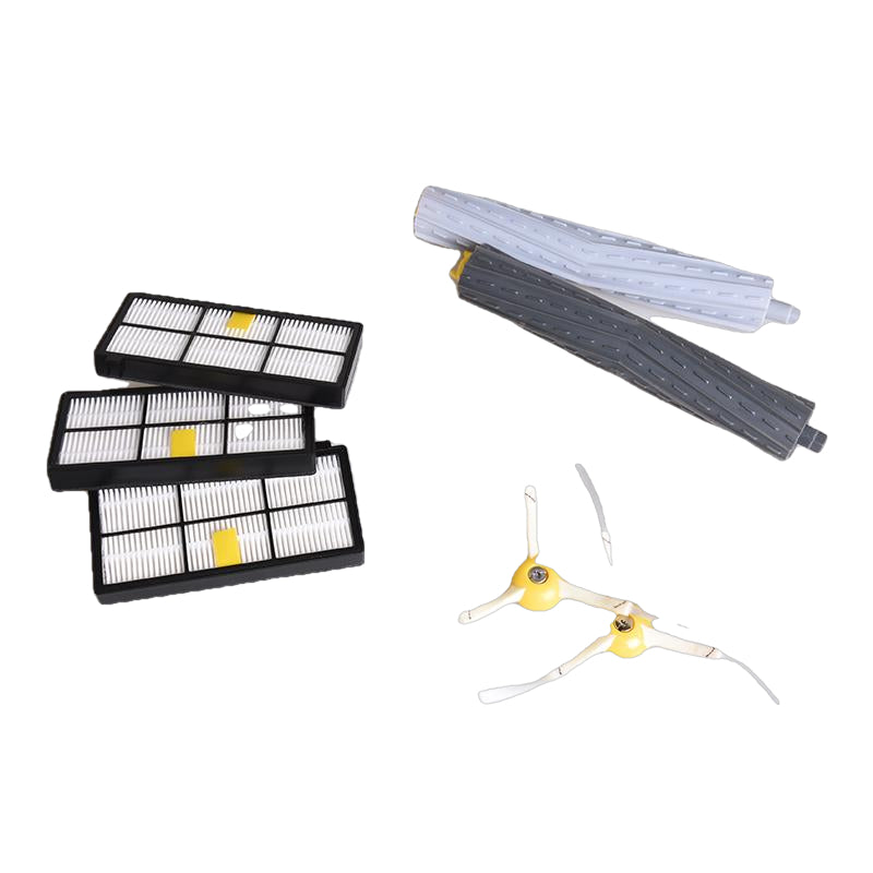 1 Set Extractor Brush 3pcs Hepa Filter 2pcs Side for iRobot Roomba 880 980 Vacuum Cleaner Robots Parts Image 1