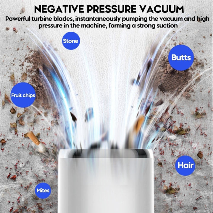 12V Cordless Car Vacuum Cleaner Powerful Suction Mini Cordless Portable Duster Wet and Dry Dual Use Image 9