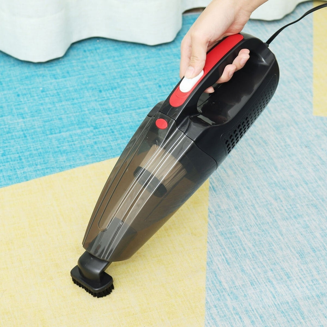 12V,5V 4000Pa Car Vacuum Cleaner, Portable Wet and Dry Handheld strong Suction Car Vacuum Image 4