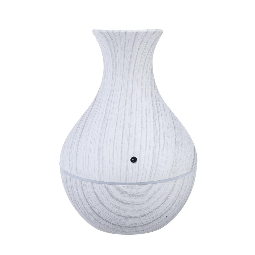 130ml LED USB Mini Vase Ultrasonic Air Humidifier Low Noise Aromatherapy Diffuser Mist Maker with 7 Colors Light DTTT Image 4