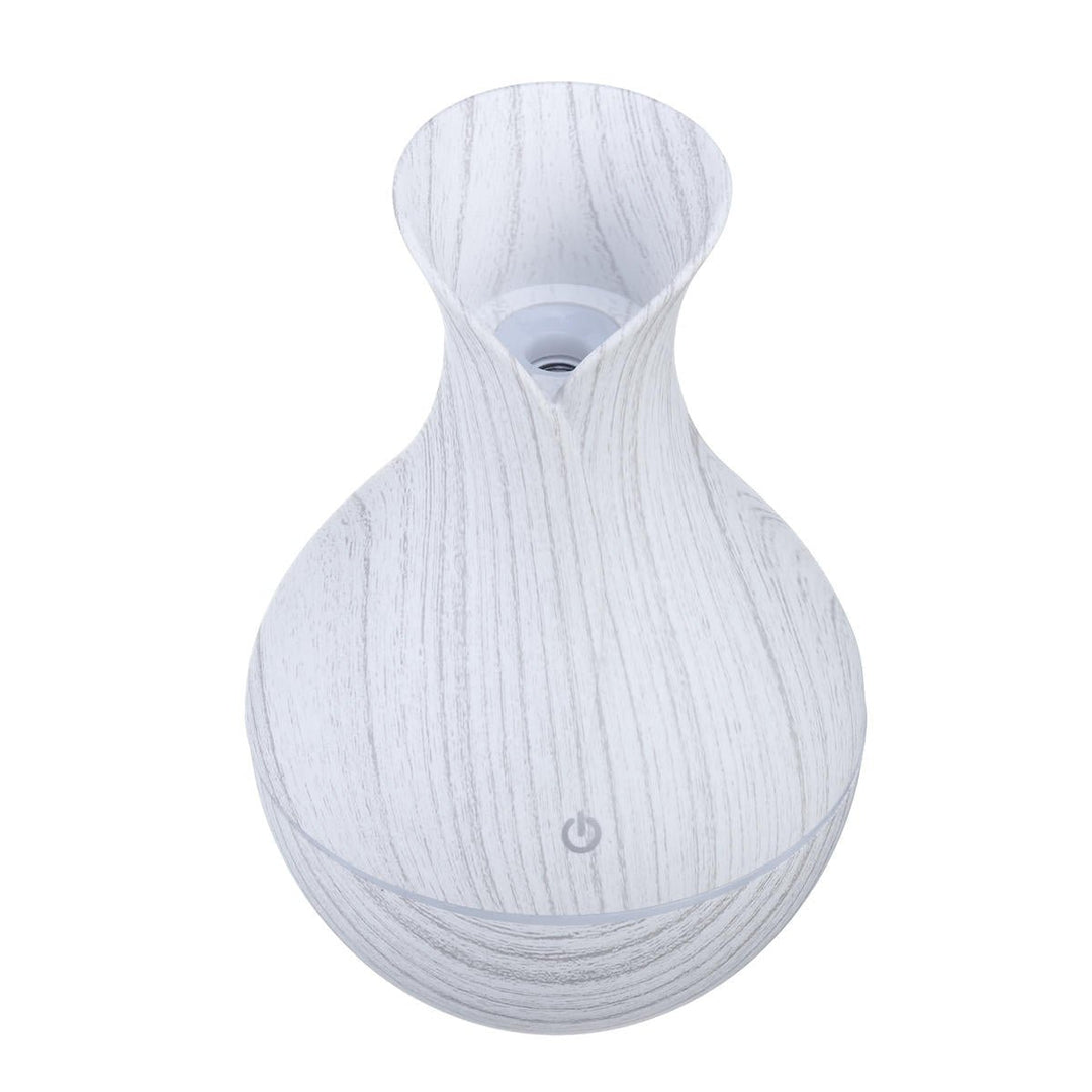 130ml LED USB Mini Vase Ultrasonic Air Humidifier Low Noise Aromatherapy Diffuser Mist Maker with 7 Colors Light DTTT Image 5