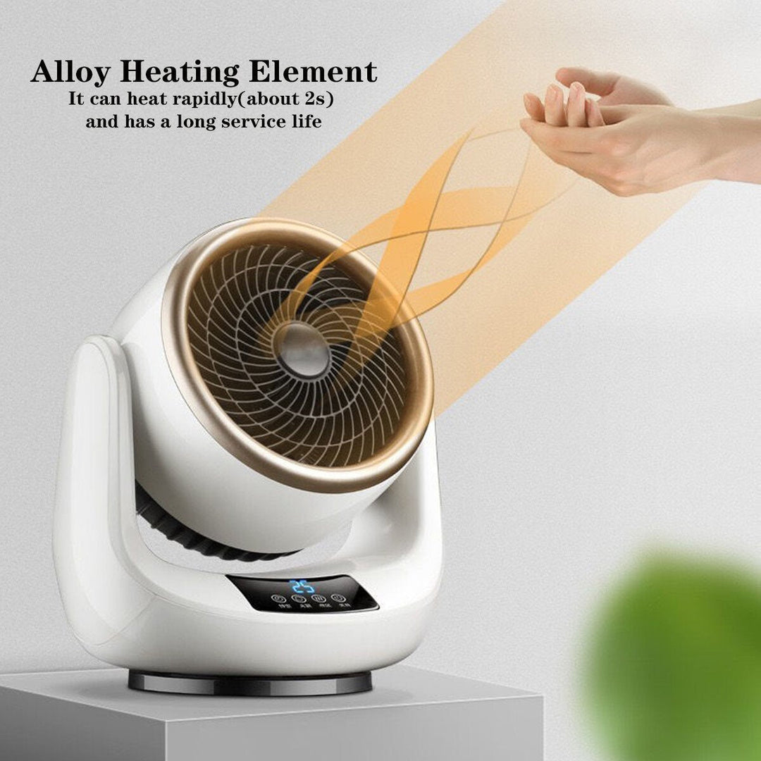 1500W Portable Desktop Electric Heater 3 Gear Air Fan Cold and Hot Dual Use for Home Office Dorm Image 5