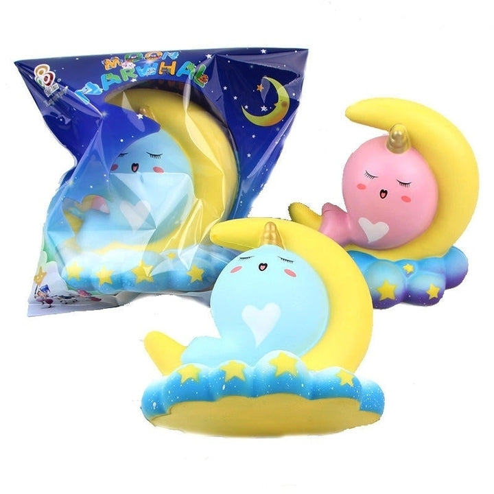 16CM Animal Squishy Unicorn Moon NarWhale Slow Rebound With Packaging Gift Collection,DTTT Image 1