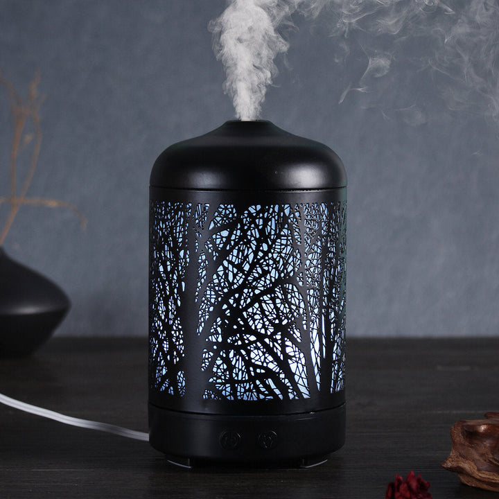 100ml Air Humidifier Aroma Diffuser Purifier Ultrasonic Aromatherapy with Color Light for Home Office Image 3