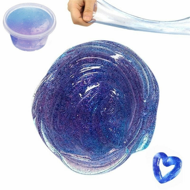 100ml Hot Galaxy Crystal Slime Putty Kid Adult Relax Toy Prank Party Favor Props,DTTT Image 4