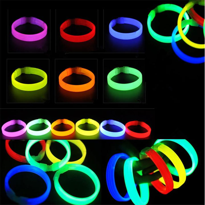 100pcs LED Flashing Light Novelty Toys Glow Stick for Festivities Decoration Image 2