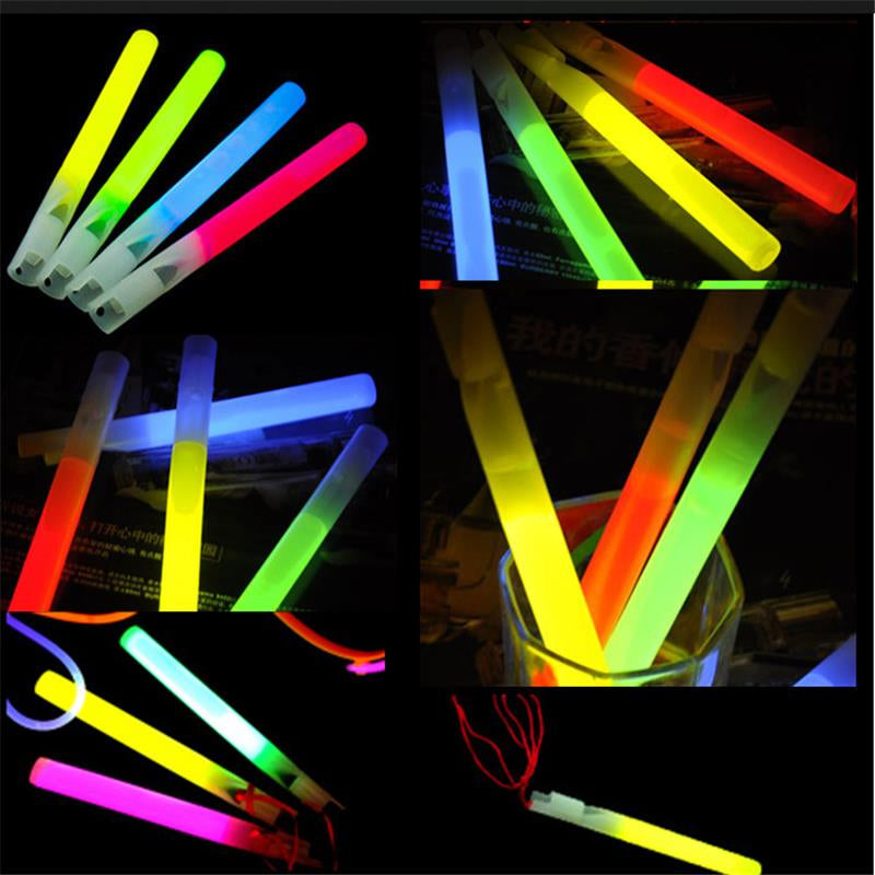 100pcs LED Flashing Light Novelty Toys Glow Stick for Festivities Decoration Image 3