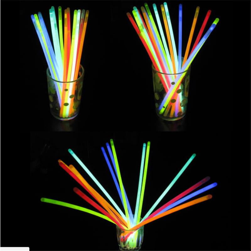 100pcs LED Flashing Light Novelty Toys Glow Stick for Festivities Decoration Image 4