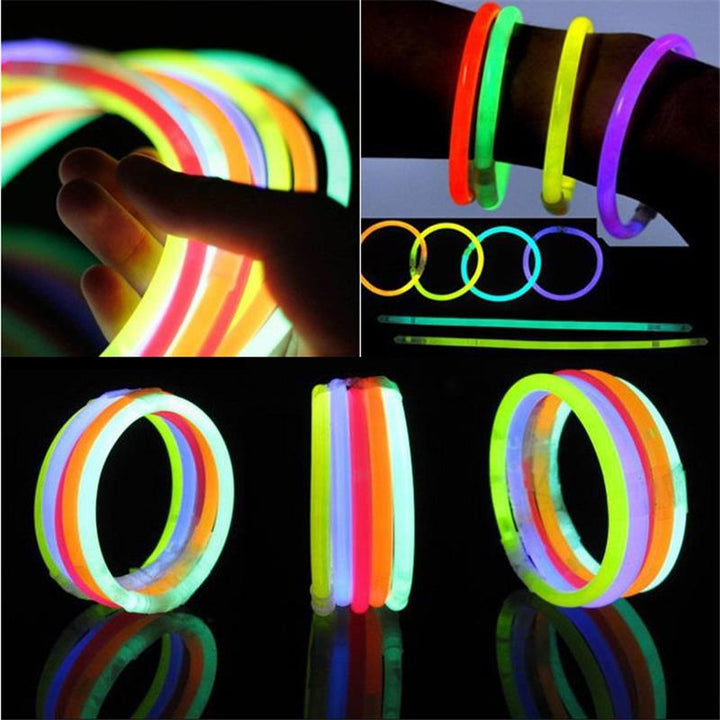 100pcs LED Flashing Light Novelty Toys Glow Stick for Festivities Decoration Image 5