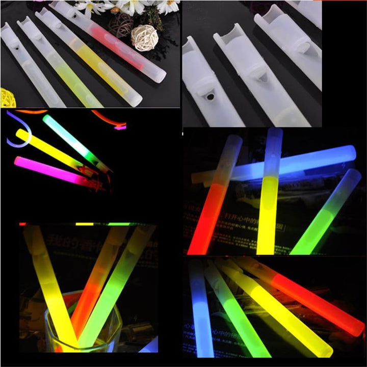 100pcs LED Flashing Light Novelty Toys Glow Stick for Festivities Decoration Image 6