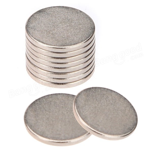 10PCS 10x1mm Round Rare Earth Neodymium N35 Strong Magnets Image 3