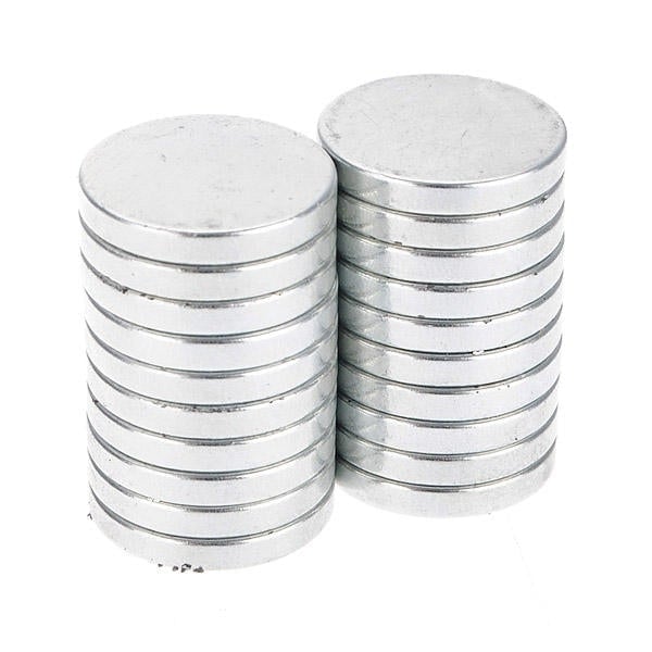 10Pcs N35 20mmx3mm Disc Strong Rare Earth Neodymium Magnets Image 2