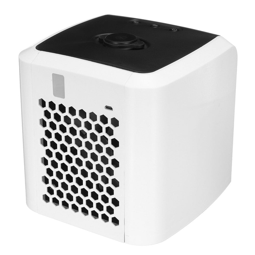 12W Desktop Air Conditioner 2 Gears 90 Adjustable Cooling Fan USB Humidifier Travel Home Office Image 2