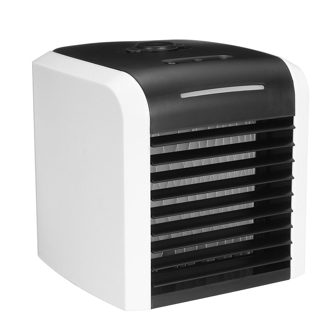 12W Desktop Air Conditioner 2 Gears 90 Adjustable Cooling Fan USB Humidifier Travel Home Office Image 3