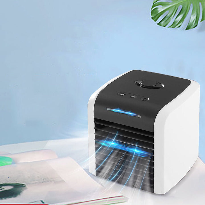 12W Desktop Air Conditioner 2 Gears 90 Adjustable Cooling Fan USB Humidifier Travel Home Office Image 6