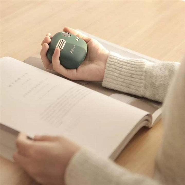 2 in 1 Hand Warmer Mini Mobile Power Bank USB Rechargeable 5000mAh Long Battery Life Electric Warming Treasure Image 4