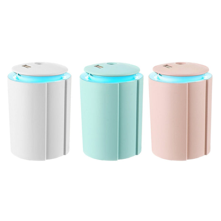 260ml 5V Mini Air Humidifier Night Light Portable USB Charging, Mute, Touch, Dustproof, for Home Office Air Purifier Image 1