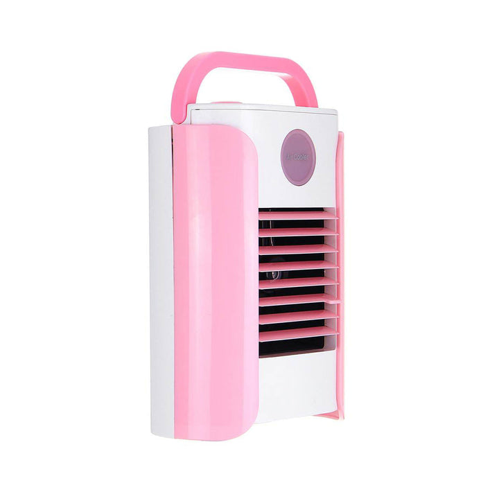 3 Gears Mini Air Cooling Fan USB Portable Air Conditioner Desk Table Fan Bluetooth,Broadcast Image 3