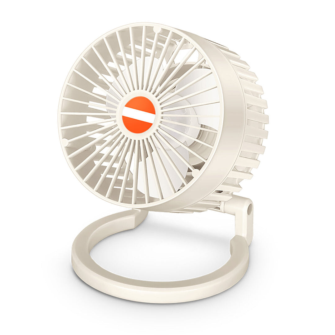 2.5W Mini Desktop Fan Multi-Function USB Charging Fan Low Noise for Student Dormitory Home Image 1