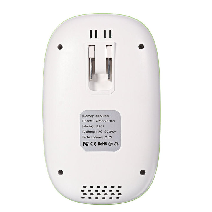 2.5W Plug-In Air Purifier 28 Million Negative Ions Ozone Generator Ionizer Sterilize Odor Formaldehyde 100-240V Image 3