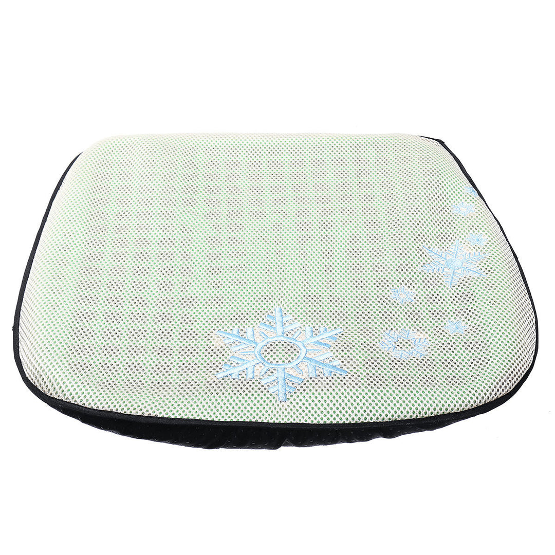 24V Cooling Fan Car Truck Trailer Front Seat Cushion Air Cooler Chair Pad With Plug DTTT Image 1