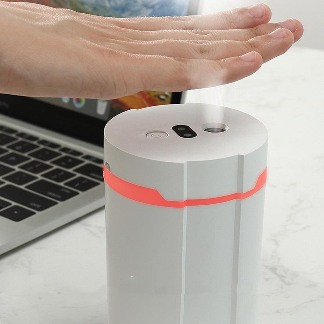 280ML Intelligent Induction Sprayer Mini Portable Air Humidifier With Night Light USB Charging Mute Touch Dustproof for Image 4