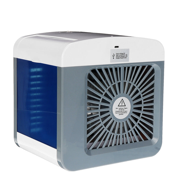 3 in 1 Portable USB Mini Air Conditioner Fan 3 Speeds Air Cooler Humidifier Cleaner Image 4