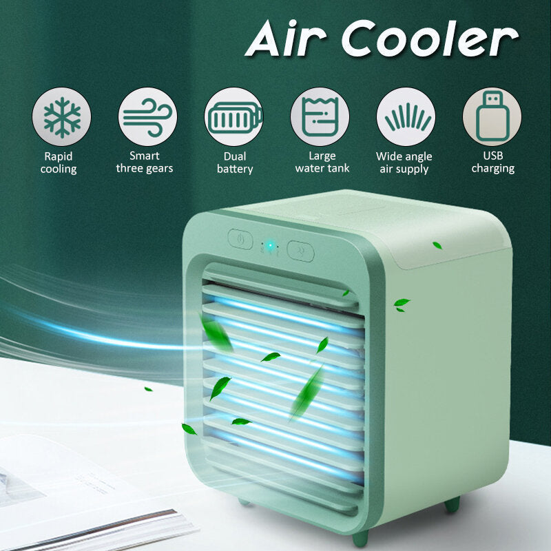 3 in1 Portable Air Conditioner Humidifier 3 Speeds Cooler Evaporative Cool Fan Low Noise for Home Office Image 2