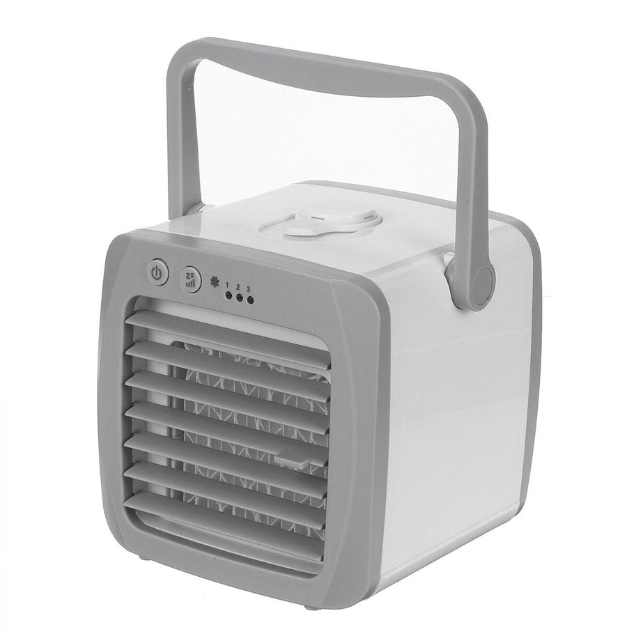 3 Speeds USB Portable Air Conditioner Mini Cooler For Bedroom Desktop Cooler Fan Image 1