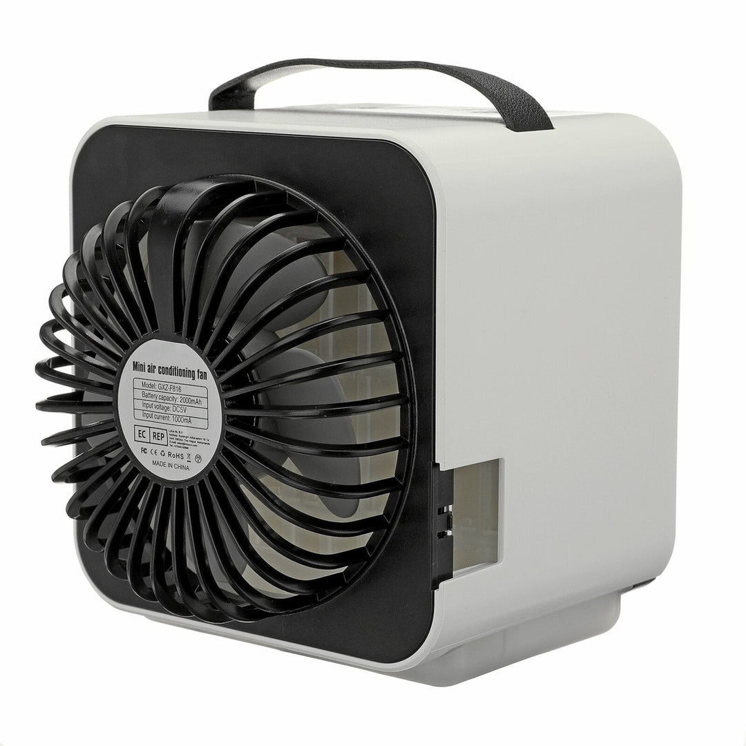 3-in-1 Mini Air Cooler Portable Lightweight Rechargeable 3 Wind Speed Air Conditioner Image 4