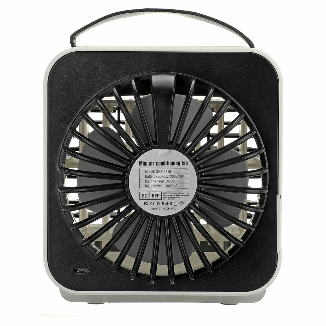 3-in-1 Mini Air Cooler Portable Lightweight Rechargeable 3 Wind Speed Air Conditioner Image 5