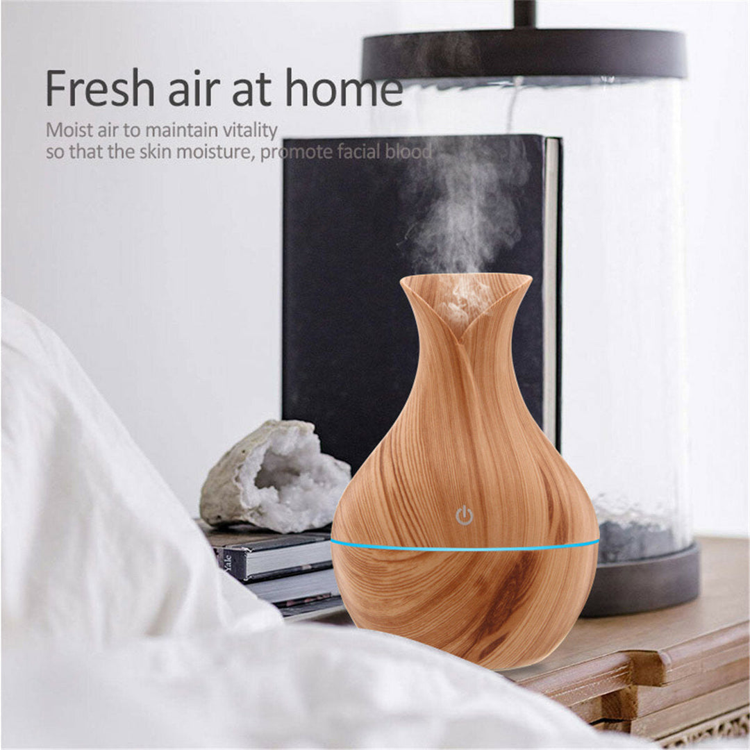 300ml Electric Ultrasonic Air Mist Humidifier Purifier Aroma Diffuser 7 Colors LED USB Charging for Bedroom Home Car Image 7