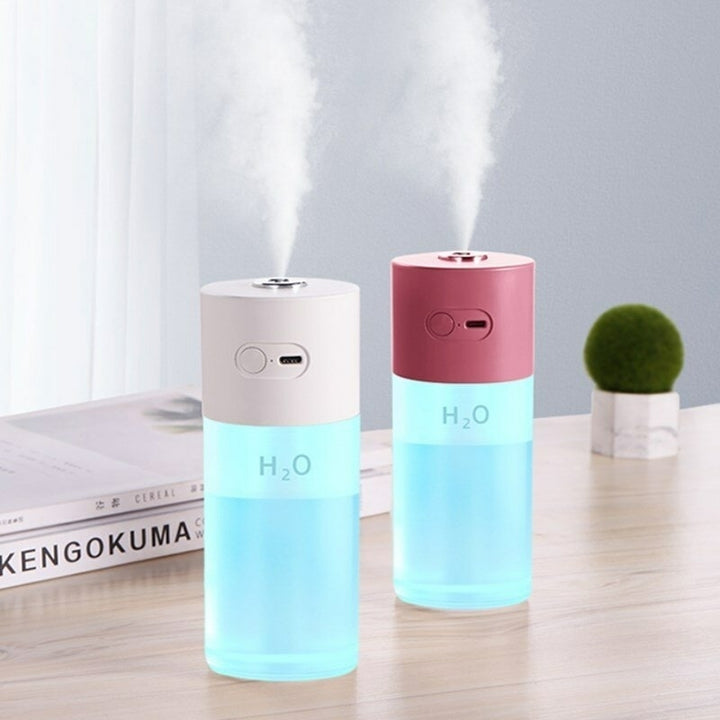 300ml Mini Humidifier Aroma Essential Oil Diffuser Mist Maker USB Charging 700mAh Battery for Car Home Office Image 1