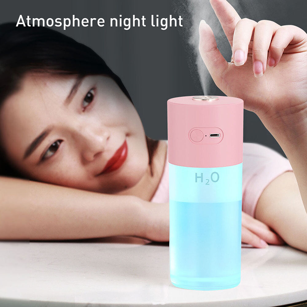 300ml Mini Humidifier Aroma Essential Oil Diffuser Mist Maker USB Charging 700mAh Battery for Car Home Office Image 4