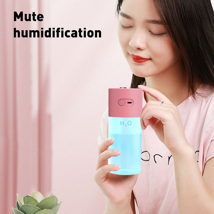 300ml Mini Humidifier Aroma Essential Oil Diffuser Mist Maker USB Charging 700mAh Battery for Car Home Office Image 5