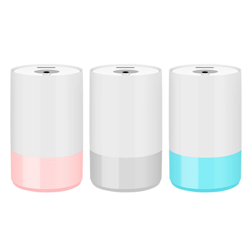 320ML 3 In1 Mini Macaron Cups Aroma Humidifier Essential Oil Diffuser Colorful Night Lamp with Fan Image 1