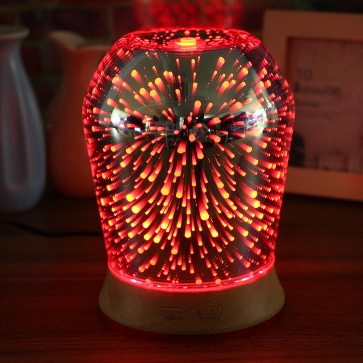 3D LED Ultrasonic Diffuser Humidifier Aromatherapy Essential Oil Diffuser Mist Humidifier Image 4