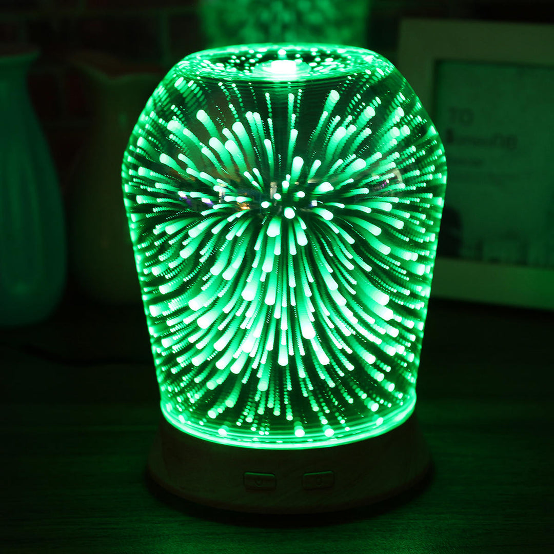 3D LED Ultrasonic Diffuser Humidifier Aromatherapy Essential Oil Diffuser Mist Humidifier Image 5