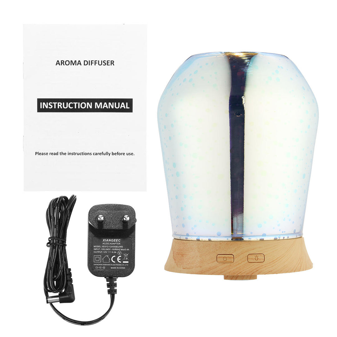 3D LED Ultrasonic Diffuser Humidifier Aromatherapy Essential Oil Diffuser Mist Humidifier Image 7