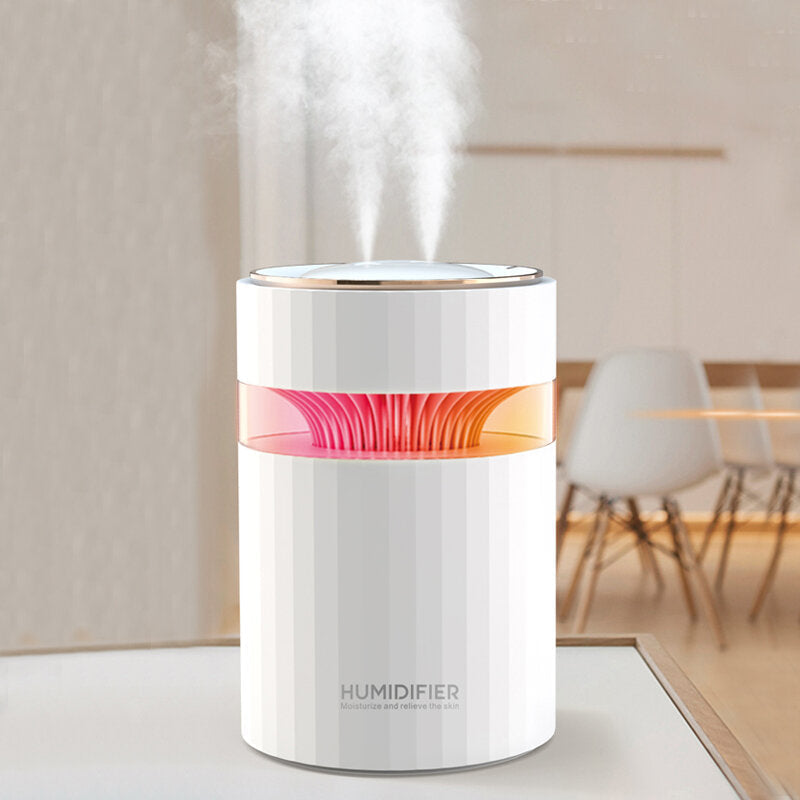 3L USB Air Humidifier Double Nozzle Ultrasonic Cool Humidificador Aroma Diffuser Mist Maker Fogger for Home Bedroom Image 6