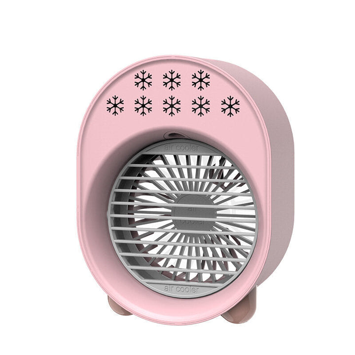 3W Portable Air Conditioning Fan Three-Speed Wind Mini Chiller Spray Fan Rechargeable USB Desktop Cooling Fan Image 3