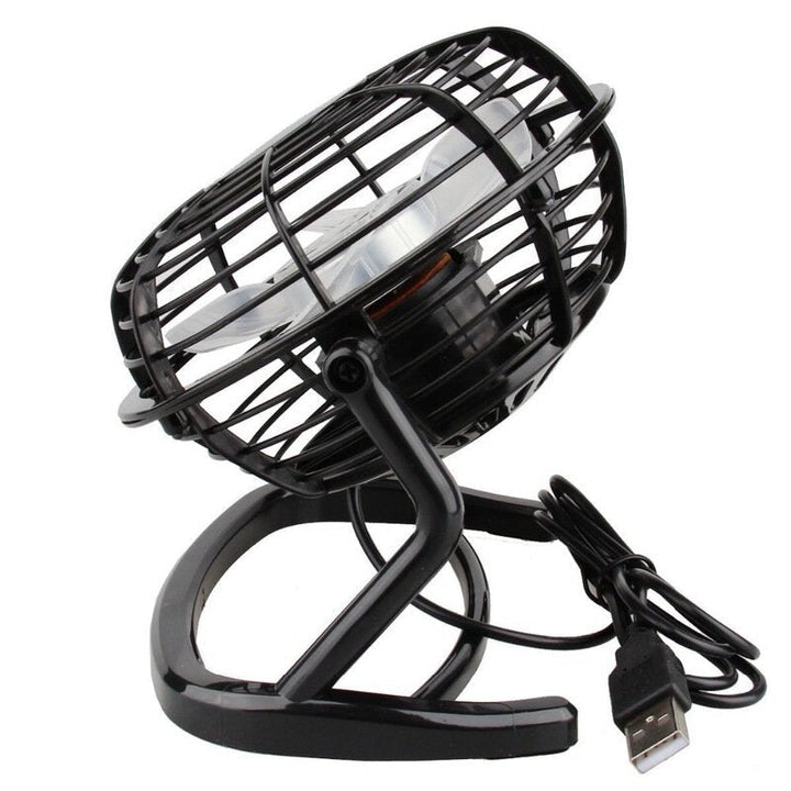 4 Inch Desktop Fan Car Desk Fan USB Interface Mini Fan Usb Fan PP Plastic Fan For Outdoor Home Image 3