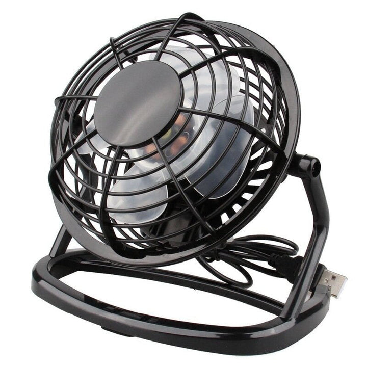 4 Inch Desktop Fan Car Desk Fan USB Interface Mini Fan Usb Fan PP Plastic Fan For Outdoor Home Image 5