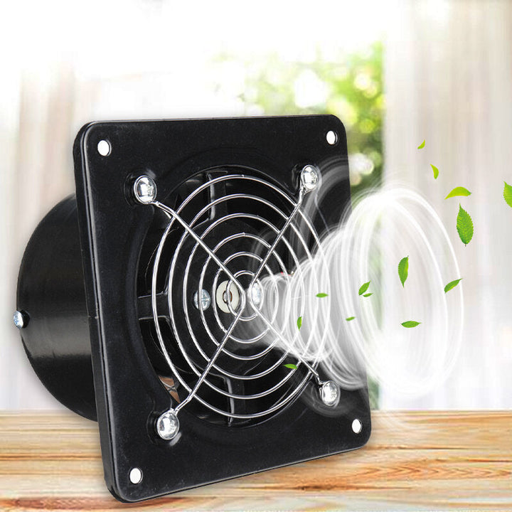 4 inch 25W Stainless Steel Fan Blade Bare Head High-speed Silent Exhaust Fan Window Type Ventilation Fan Image 6