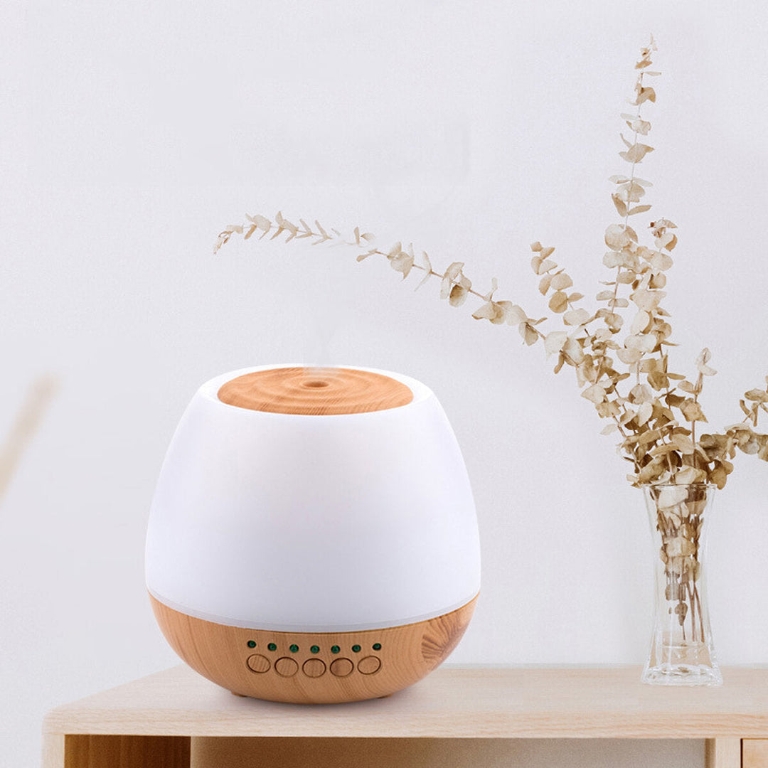 400ml Electric Ultrasonic Air Mist Humidifier Purifier Aroma Diffuser Bluetooth Function with Colorful lights for Home Image 9